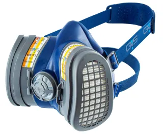Maschera ABE1P3 con filtri sostituibili per polveri gas organici e inorganici